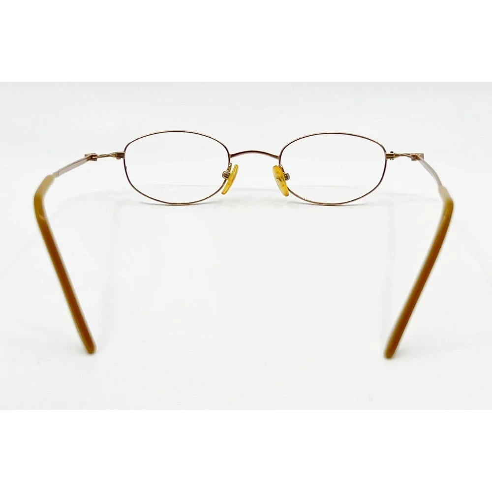 Marc' Andrea Eyeglasses Unisex Gold Oval Full Rim MA-82 44-21-145